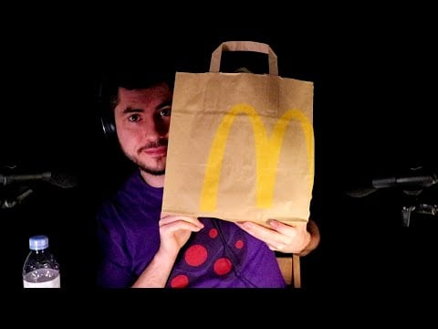 ASMR le bruit relaxant d'un menu MCDO