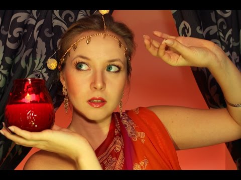 АСМР Индийский SPA-салон: массаж лица и головы с маслами/Ролевая игра/ASMR