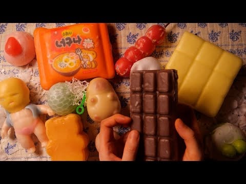 😴🌙 왁스 코팅 키보드 & 말랑이 부시기 ASMR｜바사삭 뭉뚝 쫀독 팅글 미쳤다