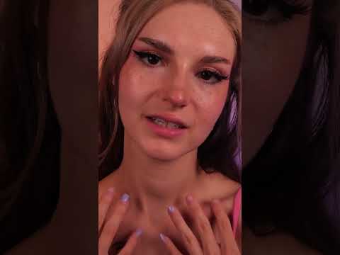 ASMR Skin Tracing & Brushing #asmr #shorts