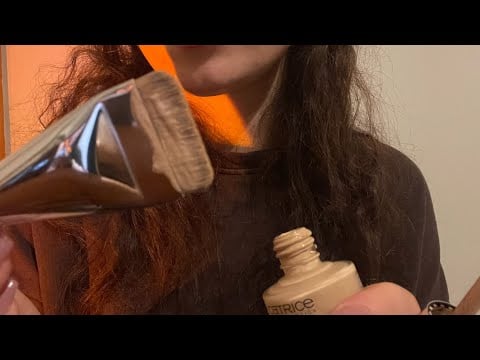 ASMR applying your makeup directly on camera💄📸 personal attention, no talking & no tapping 🥰