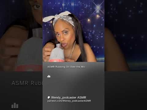 ASMR Rubbing Oil on Mic