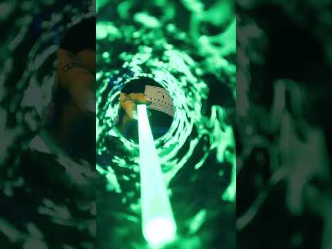 Green ASMR Light Tunnel #youtubeshorts #obsessed #asmr #viral #light #tunnel