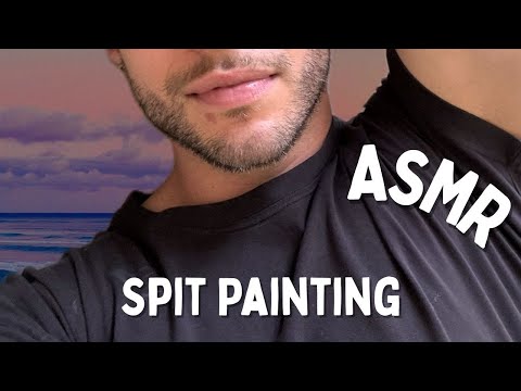 Spit Painting ASMR | Sonidos húmedos + visuales hipnóticos