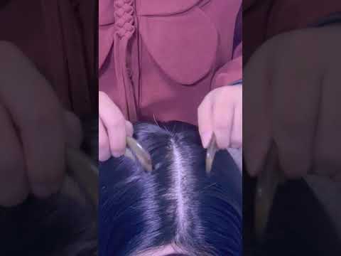 Hair and Scalp ASMR No Talking