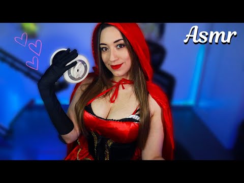 ASMR MUCHAS CARICIAS & MIMOS A TUS OREJAS Caperucita Roja Roleplay ASMR en ESPAÑOL