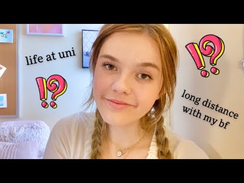 ASMR Q&A (life at uni, long distance relationship, etc)