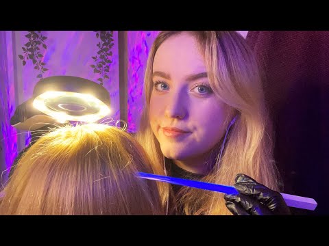 ASMR | Scalp Examination and Head Massage ✨ [Light Triggers]