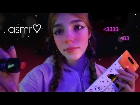 асмр рисую на тебе🖌️|| звуки рта✨
