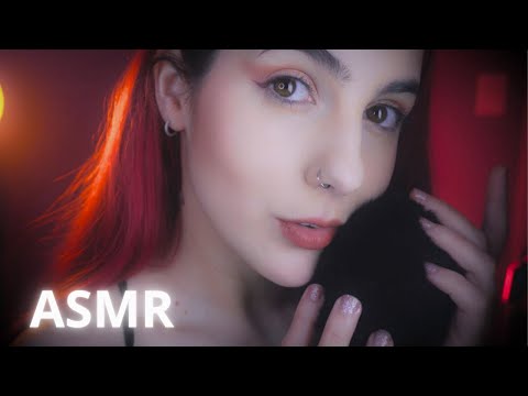 ASMR ✨ Slow Fluffy Mic Scratching and Kisses for sleep✨😴