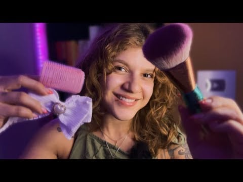 ASMR ARRUMANDO VOCÊ PARA IR PARA MISSA 