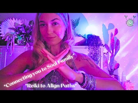 ASMR Reiki Soul Family Connection: Attract Like-Minded Souls | Crystal Healing for Energy Alignment