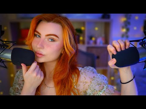 ASMR Up Close Mouth Sounds & Deep Scratching w/ Delay