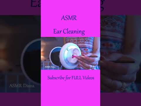 ASMR Relaxing Sounds ❤️ Ear Cleaning #shorts
