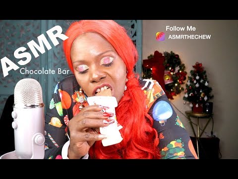 CRUNCH KING SIZE CHOCOLATE BAR ASMR EATING SOUNDS