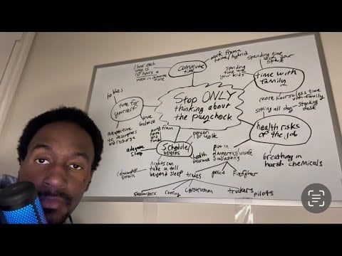 ASMR Whiteboard Lecture: Stop ONLY Thinking About The Paycheck