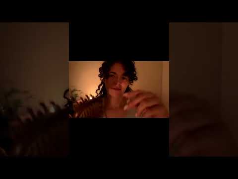 ASMR brushing hair and scalp scratch for sleep and #asmr #asmrhairbrushing #asmrforsleep #asmrsounds