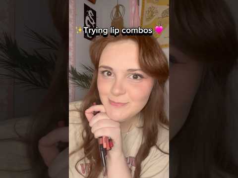 Trying lip combos #grwm #lippies