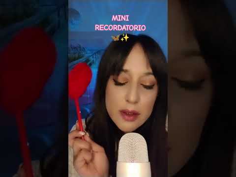 MINI RECORRIDO CON MUCHO AMOR 🦋✨ #asmr #relax #visualtingle #mouthsounds #asmrsounds