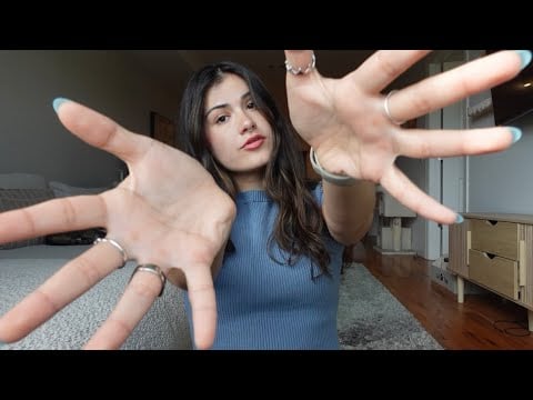 ASMR 😴 Mesmerizing Hand Movements + Mouth Sounds For Sleep 