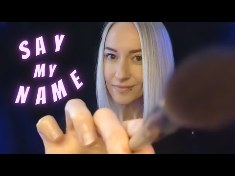 ASMR | Brushing you to SLEEP and repeating names (Patreon shoutout)