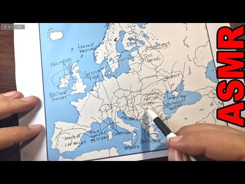 ASMR: Oldest Surviving Traditions in Europe - Pre-Christianity | ASMR History and map journey