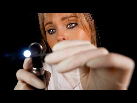 ASMR | Cleaning your SUPER WAXY ears [Medical March]