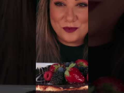 Delicious Chocolate Cake With Berries #shorts #asmr