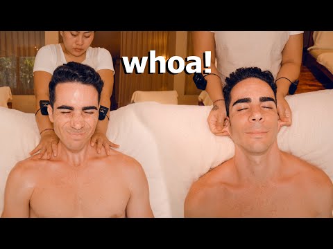 ASMR:  Massaggio Balinese alle SPALLE COLLO TESTA e ORECCHIE sulla SEDIA!