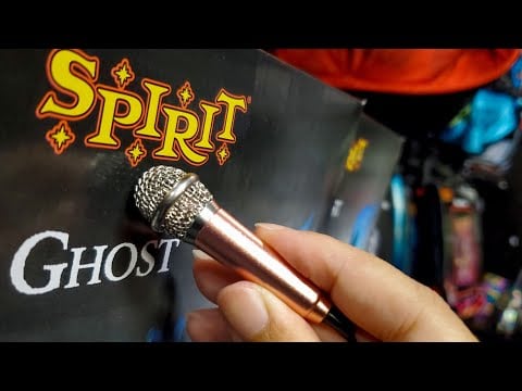 Public ASMR🎃Fast Aggressive Mini Mic Halloween Tapping Scratching