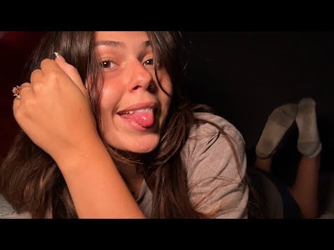 ASMR Lofi Mouth Sounds In Bed! 