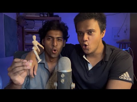 ASMR With my friend (Unexpectedly tingly)