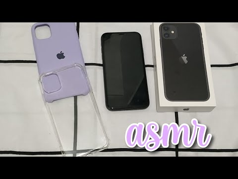 ASMR - UNBOXING DO MEU NOVO CELULAR (iphone 11) 💖
