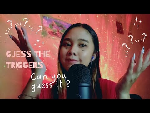 ASMR Guess the Trigger with Invisible Triggers ✨❔❔💯