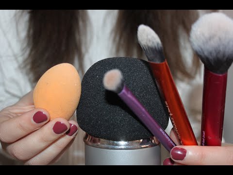 ASMR - Microphone Brushing With Different Brushes