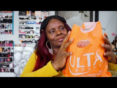 ULTA HAUL ASMR MAKEUP Trying Becca Foundation