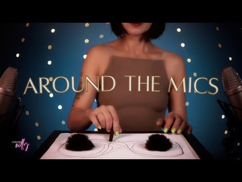 ASMR | Pencil Drawing & Mic Tracing ✍️ Soothing Binaural Sound (No Talking)