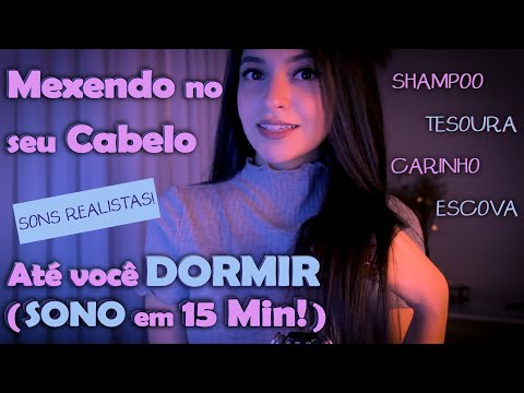 ASMR LAVAGEM DE CABELO RELAXANTE 🚿 SONO INTENSO com Shampoo, Escova - Realista l ASMR BR