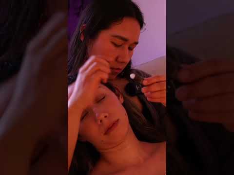 Part 6 | Essential oil massage ASMR w/ sister #asmr #asmrvideo #relaxing #realpersonasmr #asmrsleep