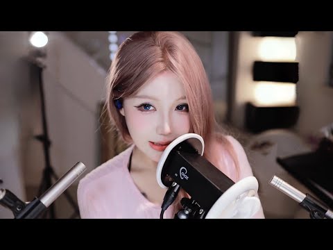 ASMR 뽀뽀+이어블로잉 또 왔어 괜찮아? | Poetry Your sleeping aid sister~