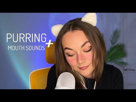 FAST ASMR | Wet mouth sounds, purring, spit painting | NO TALKING