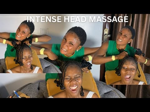 ASMR fast and aggressive head massage for deep sleep 