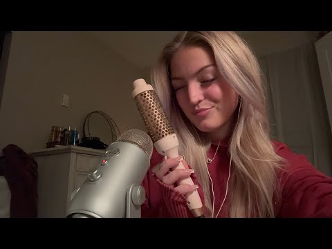ASMR 1 hour hair play / do my hair with me! 💇🏼‍♀️🎀🤍