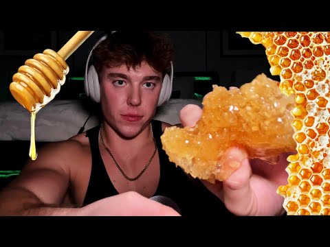 ASMR RAW Honeycomb 🍯🐝 Mukbang 👅