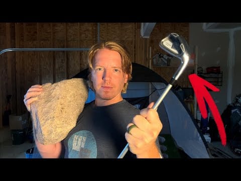 ASMR | Massaging A Rock Into A Golf Club