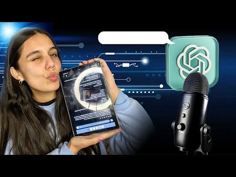 ASMR | LE PIDO A CHATGPT QUE HAGA ASMR PARA USTEDES 🤖 🤍 - Reto ASMR: Día 27