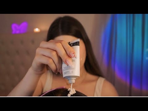 ASMR MASSAGEANDO seu couro cabeludo 💆🏻‍♀️😴 | DEPOIS DE UM DIA EXTREMAMENTE CANSATIVO