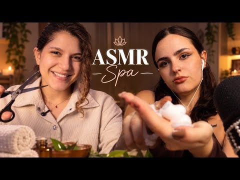 ✨ASMR SPA com @MagicalMomentsASMR ✨Limpeza de pele, corte de cabelo e massagem 💆🏻‍♀️