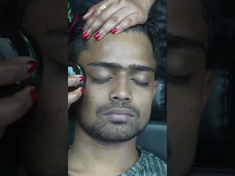 Chaitali's Awesome Head Massage With 2 ASMR Massage Tools #shorts