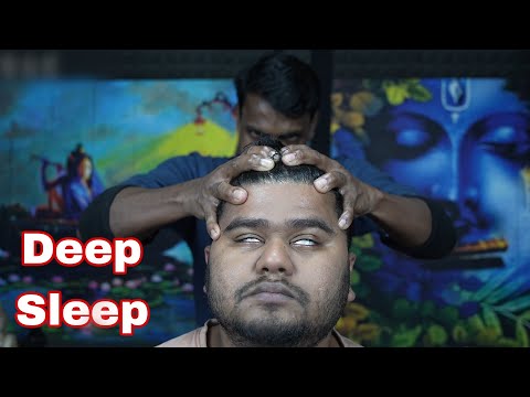 Pure ASMR Indian Head Massage For Deep Sleep | ASMR Head Scratching | ASMR Tapping Massage
